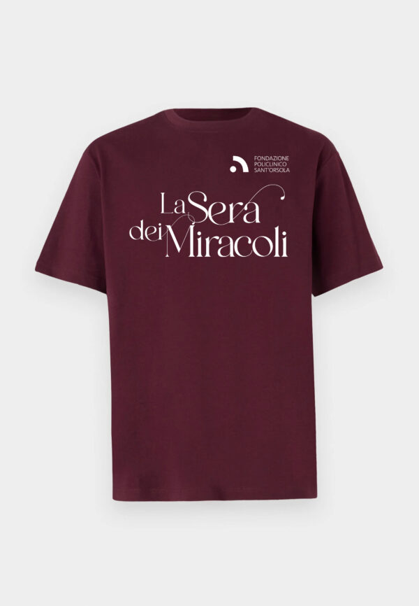 T shirt bordeaux